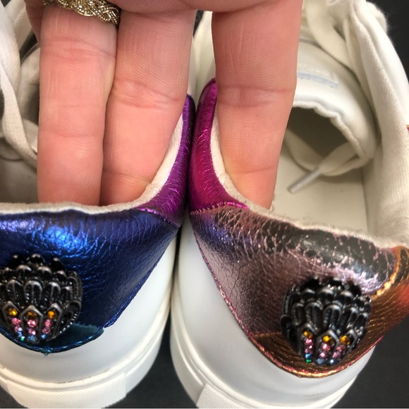 Kurt Geiger metallic rainbow heel sneakers, worn a few times - Picture 6 of 14